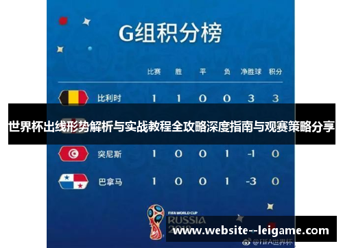 世界杯出线形势解析与实战教程全攻略深度指南与观赛策略分享 世界杯出线形势解析与实战教程全攻略深度指南与观赛策略分享